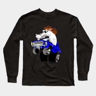 Blue Mustang!!! Long Sleeve T-Shirt